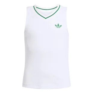 Dziewczęca koszulka adidas Tennis Climacool Tank Top Kids White 140 cm - Koszulki i topy damskie - miniaturka - grafika 1
