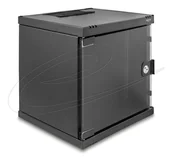 Szafy rack - DeLOCK 43422 stojak 6U Stojak wolnostojący/ścienny/podłogowy Czarny 43422 - miniaturka - grafika 1