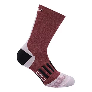 CMP - Skarpety trekkingowe Mid Microlon Wmn, Woman, Plum, 36/38 - Skarpetki damskie - miniaturka - grafika 1