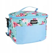 Lodówki turystyczne - TORBA TERMICZNA PLAŻOWA KWIATY 6 L PIKNIK KOLOR - miniaturka - grafika 1