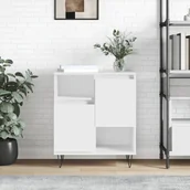Komody - vidaXL Komoda, biała, 60x35x70 cm, materiał drewnopochodny - miniaturka - grafika 1