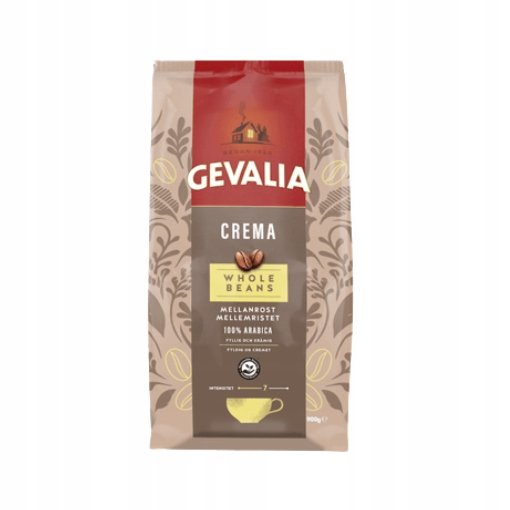 Gevalia Crema MellanRost kawa ziarnista 100% Arabica 900g