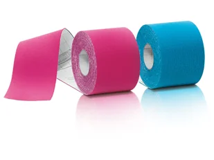 sensiplast® Taśmy kinezjologiczne, 2 sztuki (niebieski i różowy) - Ortezy, stabilizatory i opaski elastyczne - miniaturka - grafika 1