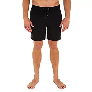 Hurley Hurley Męskie spodenki z nadrukiem 43 cm siatkówki krótkie spodenki Czarny XL MBS0010460 - Spodenki męskie - miniaturka - grafika 1