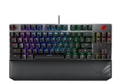 Klawiatury - ASUS ROG Strix Scope NX TKL Deluxe klawiatura Gaming USB Niemiecki Czarny, Szary Klawiatura Gamingowa 90MP00N7-BKDA00 - miniaturka - grafika 1