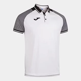 Koszulki męskie - Joma Joma Męska koszulka polo Essential II biały biały i czarny XXS 101509.201 - grafika 1