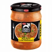 Szybkie dania obiadowe - Stoczek Męska Rzecz Pulpety w Sosie Pomidorowym 500g Dania gotowe sycące - miniaturka - grafika 1