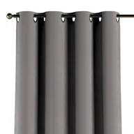 Zasłony - Dekoria Zasłona na kółkach 1 szt. gołębi szary 1szt 130x260 cm Velvet 320-704-11 - miniaturka - grafika 1