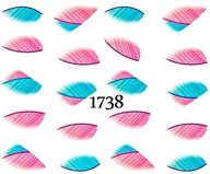 Ozdoby do paznokci - Naklejki wodne na paznokcie - nr 1738 - miniaturka - grafika 1