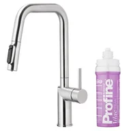 Baterie kuchenne - KFA Armatura DUERO PURE STYLE PULL-OUT 6623-315-22 Inox Stal nierdzewna - miniaturka - grafika 1