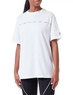 Koszulki i topy damskie - Nike Damska koszulka W NSW Bf Swoosh Ssnl, biały, M - grafika 1