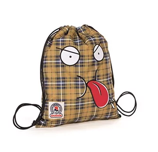 Torby podróżne - Invicta Worek sportowy    Ollie Face  sportu i rekreacji torba  żółty Tartan 3LT 306031504-FD2 - grafika 1