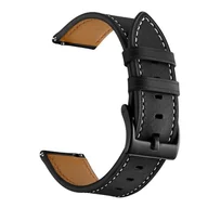 Akcesoria do smartwatchy - Best Accessories Best Accessories UNIWERSALNY PASEK SKÓRZANY 20MM 2041 - miniaturka - grafika 1