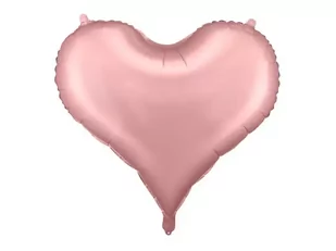Balon foliowy Serce jasny różowy 75x64,5cm - PartyDeco - Balony i akcesoria - miniaturka - grafika 1