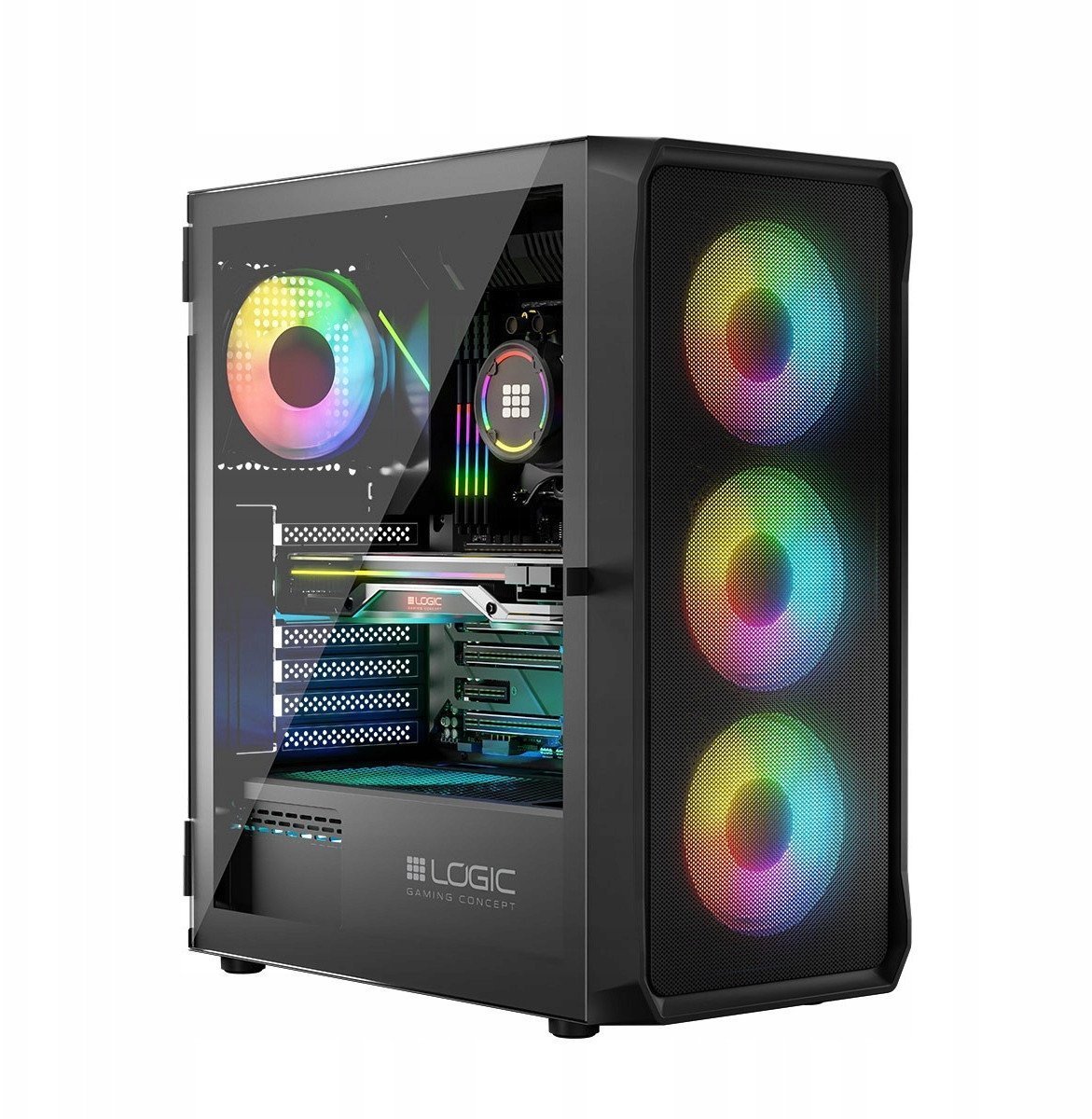 ARGB GAMING Ryzen 7 5700X RX 9070 XT 32GB SSD 1TB WIFI6 BT W11 DLSS4 VI2521