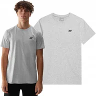 Koszulki męskie - Koszulka Męska 4F T-shirt Bawełniany Sportowy Casual Limitowany SS24 - miniaturka - grafika 1