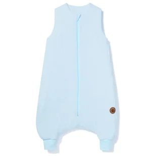 Śpiworek do spania muślinowy błękitny - Kombinezony dla dzieci - miniaturka - grafika 1