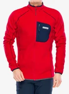 Bluzy sportowe męskie - Bluza rozpinana Columbia Outdoor Tracks Full Zip - mountain red/navy - miniaturka - grafika 1