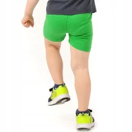 Spodenki damskie - Krótkie spodenki chłopięce Kolarki dziecięce Getry 1/2 Szorty Zielone 134 - miniaturka - grafika 1