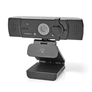 Nedis WCAM120BK kamera internetowa 8,3 MP 3840 x 2160 px USB 2.0 Czarny - Kamery internetowe - miniaturka - grafika 1