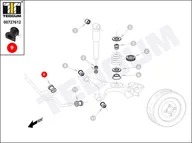 Układ zawieszenia - akcesoria - Poduszka stabilizatora TEDGUM 00727612 7H5511413C 00727612 - miniaturka - grafika 1