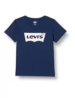 Koszulki dla dziewczynek - Levi's Kids Koszulka dziewczęca Lvg z krótkim rękawem graficzna koszulka, Średniowieczny niebieski, 12 Lata - miniaturka - grafika 1