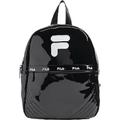 Plecaki - czarny lakierowany plecak damski Fila - miniaturka - grafika 1