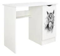 Biurka - Biurko Dla Dzieci Z Szafką Roma - "Portret Konia" - miniaturka - grafika 1