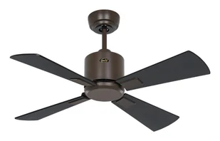 Energooszczędny wentylator sufitowy z pilotem Eco Neo III WiFi 92 cm brązowe łopatki czarny / teak - Wentylatory sufitowe - miniaturka - grafika 1