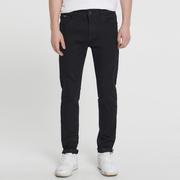 Spodnie męskie - Cropp - Czarne jeansy skinny - Czarny - miniaturka - grafika 1