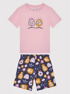 Spodenki damskie - adidas Komplet t-shirt i szorty sportowe KEVIN LYONS HC1985 Różowy Regular Fit - miniaturka - grafika 1