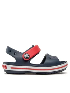 Crocs Sandały Crocband Sandal Kids 12856 Granatowy - Buty dla chłopców - miniaturka - grafika 1