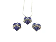 Pozostały sprzęt i akcesoria do ćwiczeń - Biżuteria ZORKA Naszyjnik dla mażoretki - Zestaw Niebieski - miniaturka - grafika 1