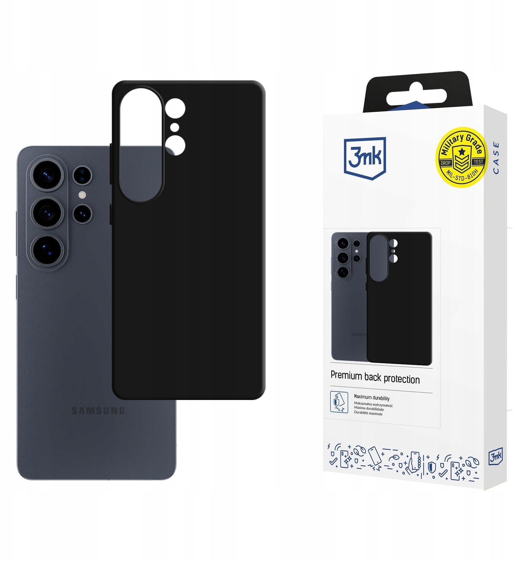 3MK Samsung Galaxy S26 Ultra - 3mk Hardy Mellow MagCase Black