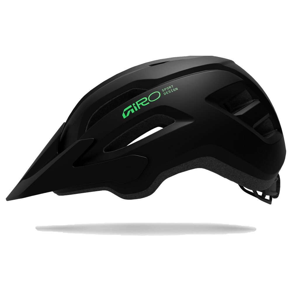 Kask dziecięcy Giro Fixture II Youth Mat Black/Vivid Green