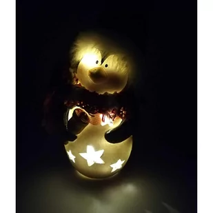 FIGURKA PINGWIN LED 7x6x16CM - Ozdoby bożonarodzeniowe - miniaturka - grafika 2