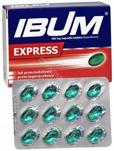 Hasco-Lek Ibum Express 24 kapsułki - Leki przeciwbólowe - miniaturka - grafika 1