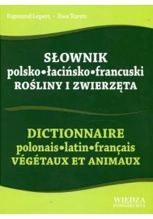 Lepert R. Turyn E. Słownik polsko-łacińsko-francuski Ro$60liny i zwierzęta - Nauki przyrodnicze - miniaturka - grafika 2