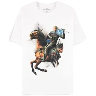 Koszulka DIFUZED The Witcher ( 2XL) Biały - Gadżety dla graczy - miniaturka - grafika 1