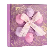 Zestawy kosmetyków damskich - Aurora Lotus Flower kule musujące do kąpieli 6 x 30 g - miniaturka - grafika 1
