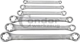 Condor Werkzeug Klucze oczkowe Torx E6-E24, 6 szt. C.4402 - Klucze i nasadki - miniaturka - grafika 2