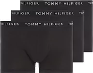Majtki męskie - Tommy Hilfiger Męski pakiet 3 bokserów Trunks Bielizna, czarny, XXL - miniaturka - grafika 1