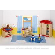 Akcesoria dla lalek - Goki Meble dla lalek pokój dziecka z zabawkami - miniaturka - grafika 1