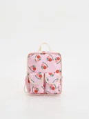 Plecaki - Reserved - Wzorzysty plecak - różowy - miniaturka - grafika 1