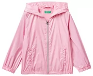 Kurtki i płaszcze dla dziewczynek - United Colors of Benetton Kurtka międzyokresowa dla dziewczynek, Różowy Intensywny 05f, 98 - miniaturka - grafika 1