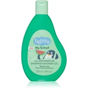 Kosmetyki kąpielowe dla dzieci - Bebble Strawberry Shampoo & Shower Gel Watermelon szampon i żel pod prysznic 2 w 1 dla dzieci 250 ml - miniaturka - grafika 1