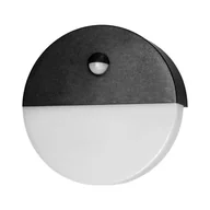 Lampy ogrodowe - AD-OP-6116BLPMR4 Lampa elewacyjna led z czujnikiem ruchu okrągła 10W IP65 neutralna HALIT ORNO - miniaturka - grafika 1