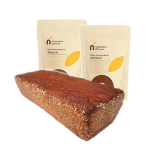 Naturalnie Zdrowe Mieszanka do wypieku chleba litewskiego słonecznikowego 100% żytniego Zestaw 2 x 500 g - żywność - Ciasta i półprodukty do ciast - miniaturka - grafika 1
