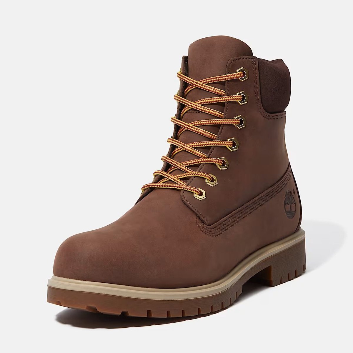 tronchetto e stivaletto uomo timberland tb0a6ch6w011 tb25 6 in lace waterproof dark brown full grain