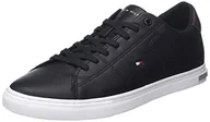 Trampki męskie - Tommy Hilfiger Męskie trampki wulkanizowane, Czarny, 42 EU - miniaturka - grafika 1